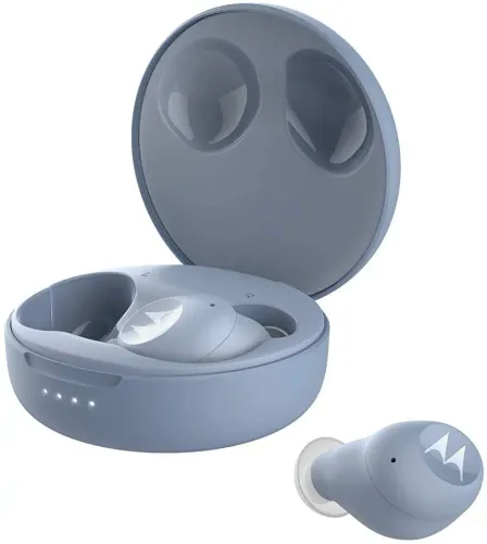 Słuchawki bezprzewodowe Motorola Vervebuds 250 True Wireless Dokanałowe Bluetooth 5.0 Niebieski