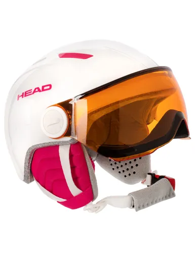 Kask narciarski dziecięcy z szybą HEAD MAJA VISOR - Rozmiar - XS/S