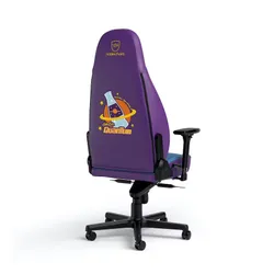 Fotel Noblechairs ICON Nuka-Cola Quantum Edition Gamingowy do 150kg Skóra ECO Niebiesko-fioletowy