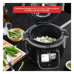 Multicooker Tefal Cook4me Touch Wi-Fi CY9128 1600W 6l Kosz do gotowania na parze + XA6078