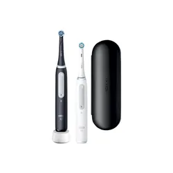 Oral-B Elektrikli Diş Fırçası Seti IO Serisi 4 Siyah + Beyaz