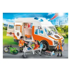 Playmobil ışık ve sesle ambulans (70049)