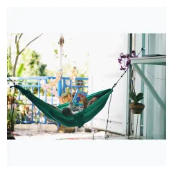 Hamak turystyczny dziecięcy Ticket To The Moon Mini emerald green/green