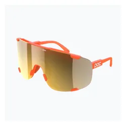 Okulary przeciwsłoneczne POC Devour fl.orange translucent/clarity road/partly sunny gold