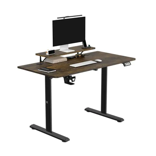 Biurko Ultradesk HIGHLANDER 120cm Regulacja wysokości Brązowy