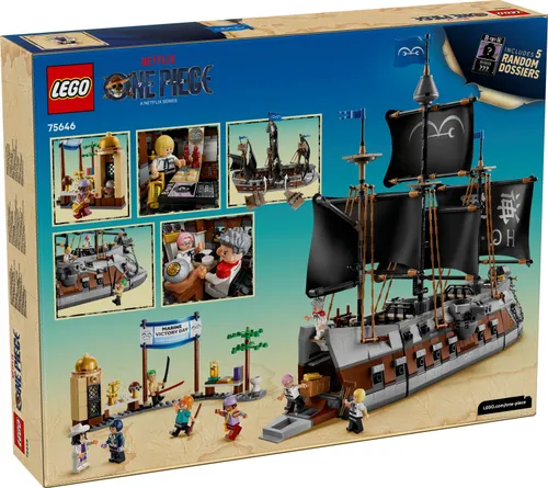 LEGO ONE PIECE 75646 Okręt Garpa, zestaw klocków 9+