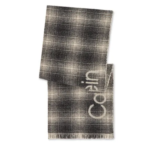 Calvin Klein carouri eșarfă K50k510989 cec alb-negru 01f
