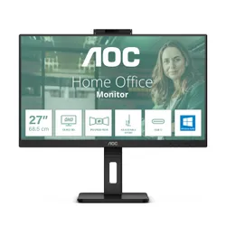 Monitor AOC Q27P3CW z kamerą internetową 27" 2K IPS 75Hz 4ms