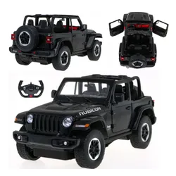 Zdalnie sterowany samochód COIL auto RC pilot duży JEEP Wrangler RS skala 1:14 czarny