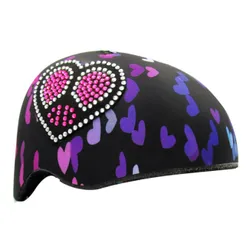 Kask rowerowy KRASH Bokeh Bling Czarny dla Dzieci (rozmiar M)