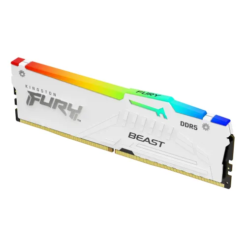 Pamięć RAM Kingston FURY Beast RGB DDR5 32GB (2 x 16GB) 6000 CL36 Biały