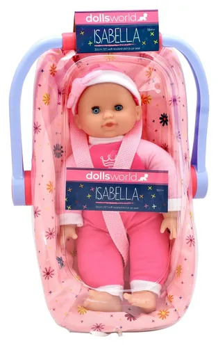 Lalka DOLLS WORLD Isabella w nosidełku 016-78110