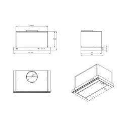 Okap Akpo WK-7 Light Eco RK 60 Czarny