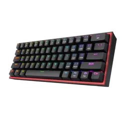 Klawiatura mechaniczna Redragon K617 Fizz RGB Red Box Switch Czarny