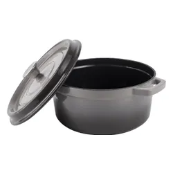 Garnek żeliwny VINTAGE CUISINE VC2P221GR20CP Szary Ombre 2.2L