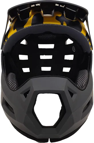 Kask XRIDER XRFH003M Czarno-żółty Full Face z odkręcaną szczęką (rozmiar M)