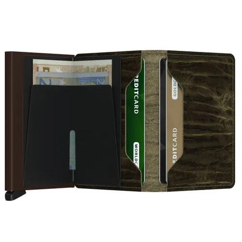 Кошелек Secrid Dutch Martin small RFID Slimwallet - оливковый
