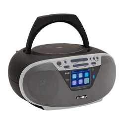 Radioodtwarzacz Aiwa Boombox BBTU-500DAB/SL Bluetooth DAB+ Srebrny