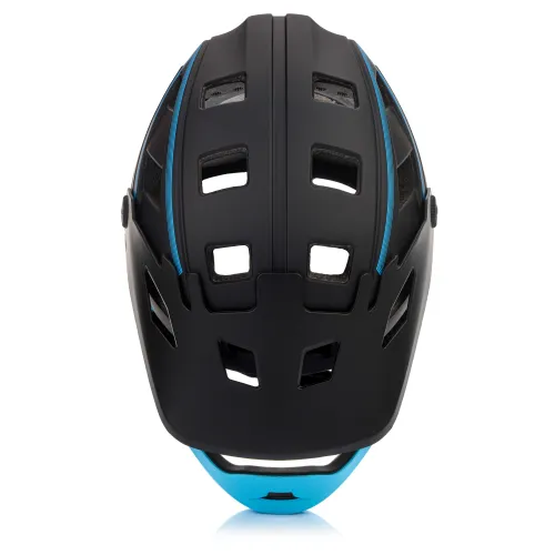 Kask rowerowy full-face METEOR Hydra L 58-61 cm czarny/niebieski