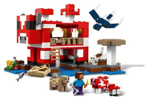 LEGO Minecraft 21270 Грибной домик для коровы