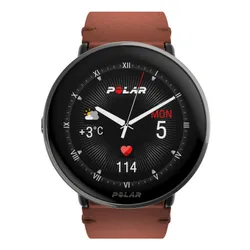 Смарт-часы Polar Ignite 3 Titanium коричневая кожа M / L