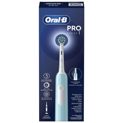 Электрическая зубная щетка Oral-B Pro 1 Caribbean Blue Cross Action