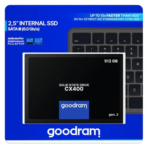 Dysk SSD GoodRam CX400 Gen.2 512GB