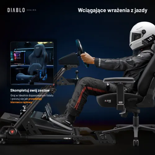 Stojak DIABLO CHAIRS X-Drive Mini Czarny