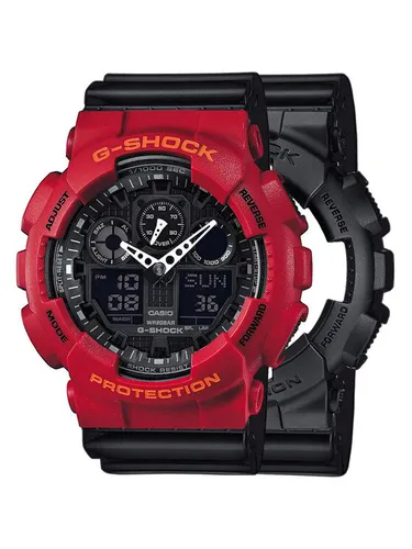 Casio Zegarek SET GA-100-1A1ER + BEZEL 10441433 + PASEK 10347688