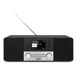 Radioodbiornik TechniSat DigitRadio 4 IR Radio FM DAB+ Internetowe Bluetooth Czarno-srebrny