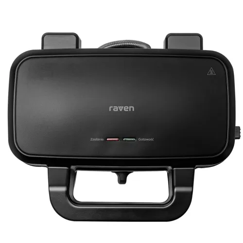 Opiekacz Raven ES011 3w1 Trójkąty Gofry Grill 1200W