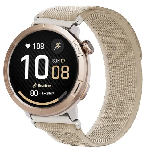 Smartwatch STELIO Activ Pro AI GPS 46mm Tytan Złoty