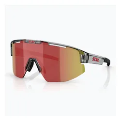 Okulary przeciwsłoneczne Bliz Matrix transparent dark grey/brown red multi