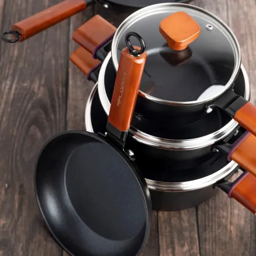 Rondel aluminiowy FLORINA NATURA LINE CZARNY 1,3 l