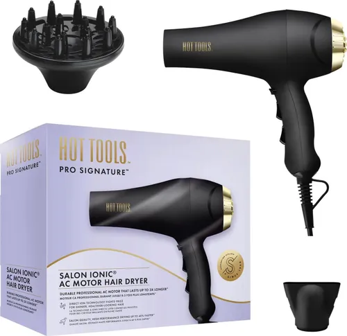 Фен для волос Hot Tools Hot Tools Signature Series AC ionic Hrdr5581 фен для волос с диффузором и конусом