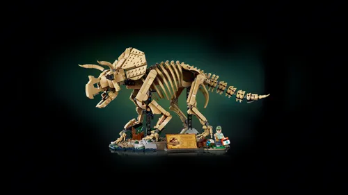 LEGO Jurassic World 77985 Szkielety dinozaurów: triceratops, zestaw klocków