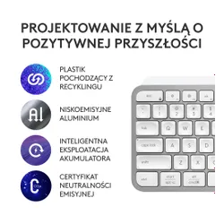 Klawiatura membranowa Logitech MX Keys S - szary