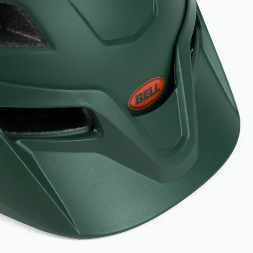 Kask rowerowy dziecięcy Bell Sidetrack Jr matte dark green orange