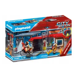 Playmobil 71193 портативная пожарная часть