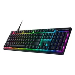 Klawiatura opto-mechaniczna Razer DeathStalker V2 Pro Clicky Optical Switch Purple czarny Biały