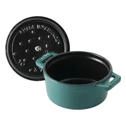 Mini garnek żeliwny okrągły , eukaliptusowy STAUB MINI COCOTTE 250 ML Eukaliptusowy