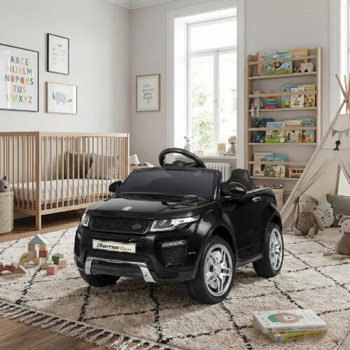 Samochód dla dziecka BAMBI RACER Land Rover Suv Jeep 1 osobowy Błyszczący Czarny