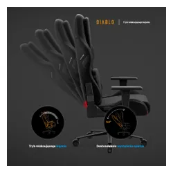 Fotel DIABLO CHAIRS X-One 2.0 Prime Czarny