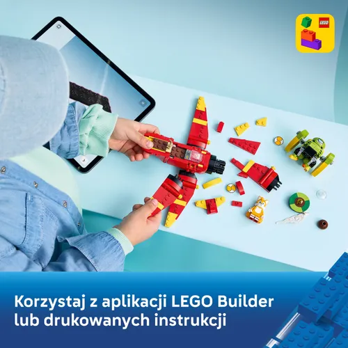 LEGO 77119 SONIC: Tails и Tornado-1, набор блоков 8+