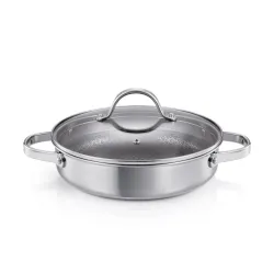 TESCOMA SteelCRAFT 28 cm - patelnia nieprzywierająca z pokrywką