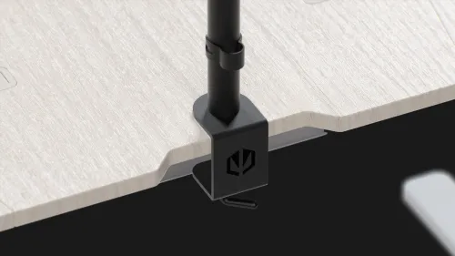 Biurko Endorfy Atlas L Electric Light Wood 150cm Regulacja wysokości Jasne drewno