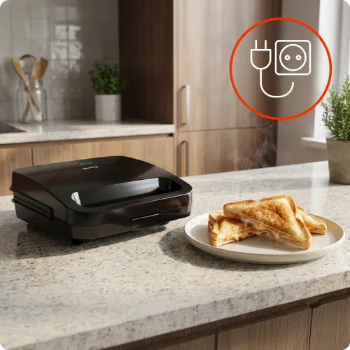 Opiekacz Huslog HUS1074 Trójkąty 800W
