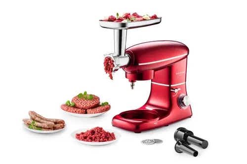Robot kuchenny planetarny MOZANO Rob 02 1400W z blenderem kielichowym Czerwony