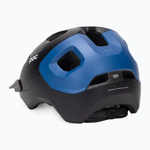 Kask rowerowy POC Axion uranium black/opal blue metallic/matt