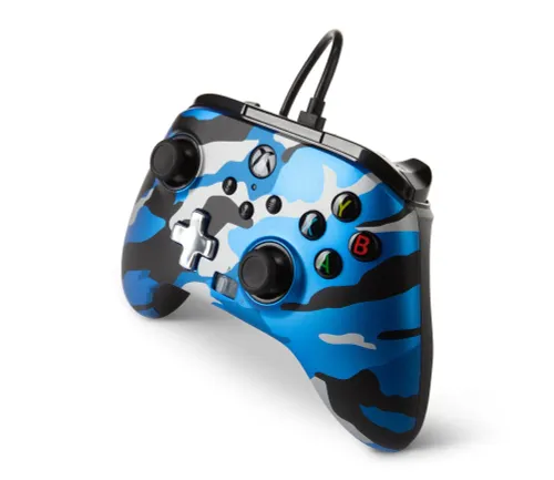 Pad PowerA Enhanced Metallic Blue Como do Xbox Series X/S, Xbox One, PC Przewodowy